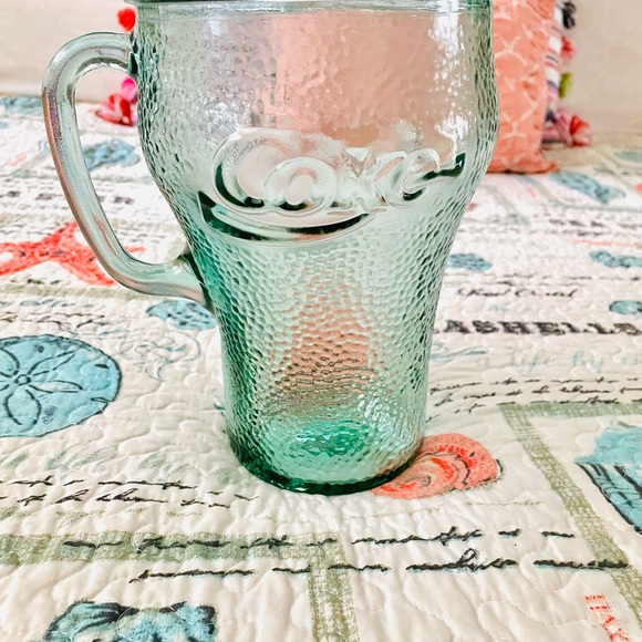 Vintage Coca-Cola Pebble Glass Pitcher - Picture 4 of 9